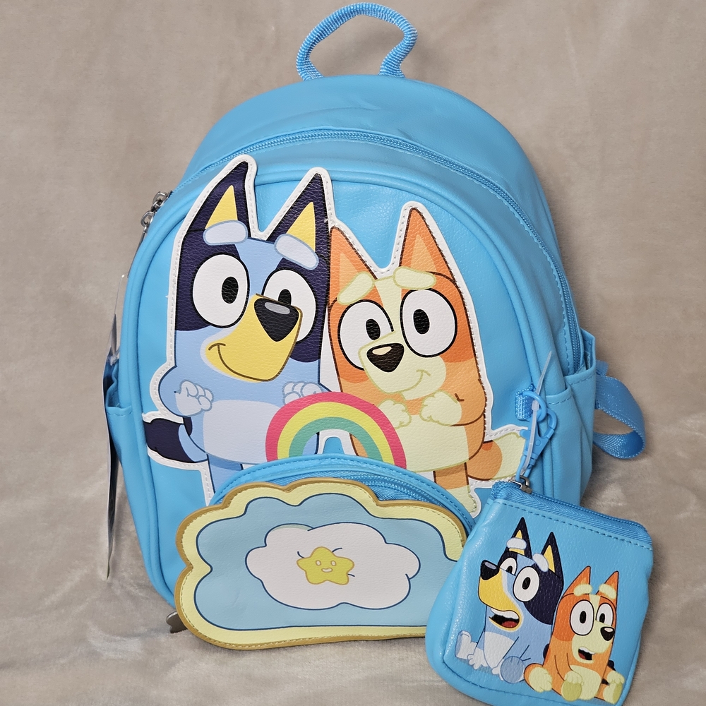 Disney Bluey & Bingo Backpack with Coin Pouch